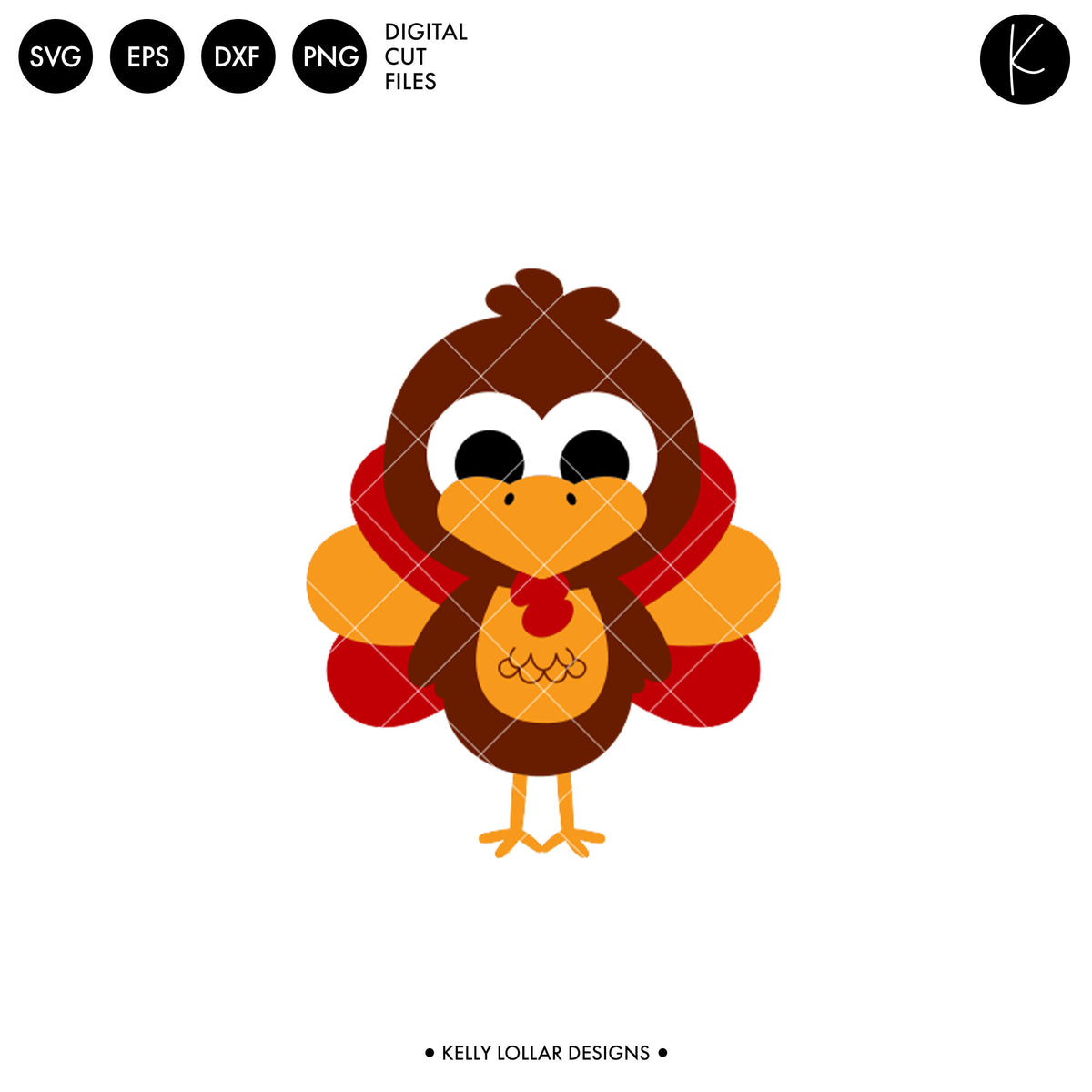 Kids Turkey Character | SVG DXF EPS PNG Cut Files