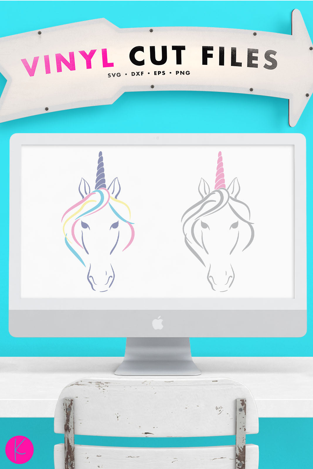Unicorn | SVG DXF EPS PNG Cut Files