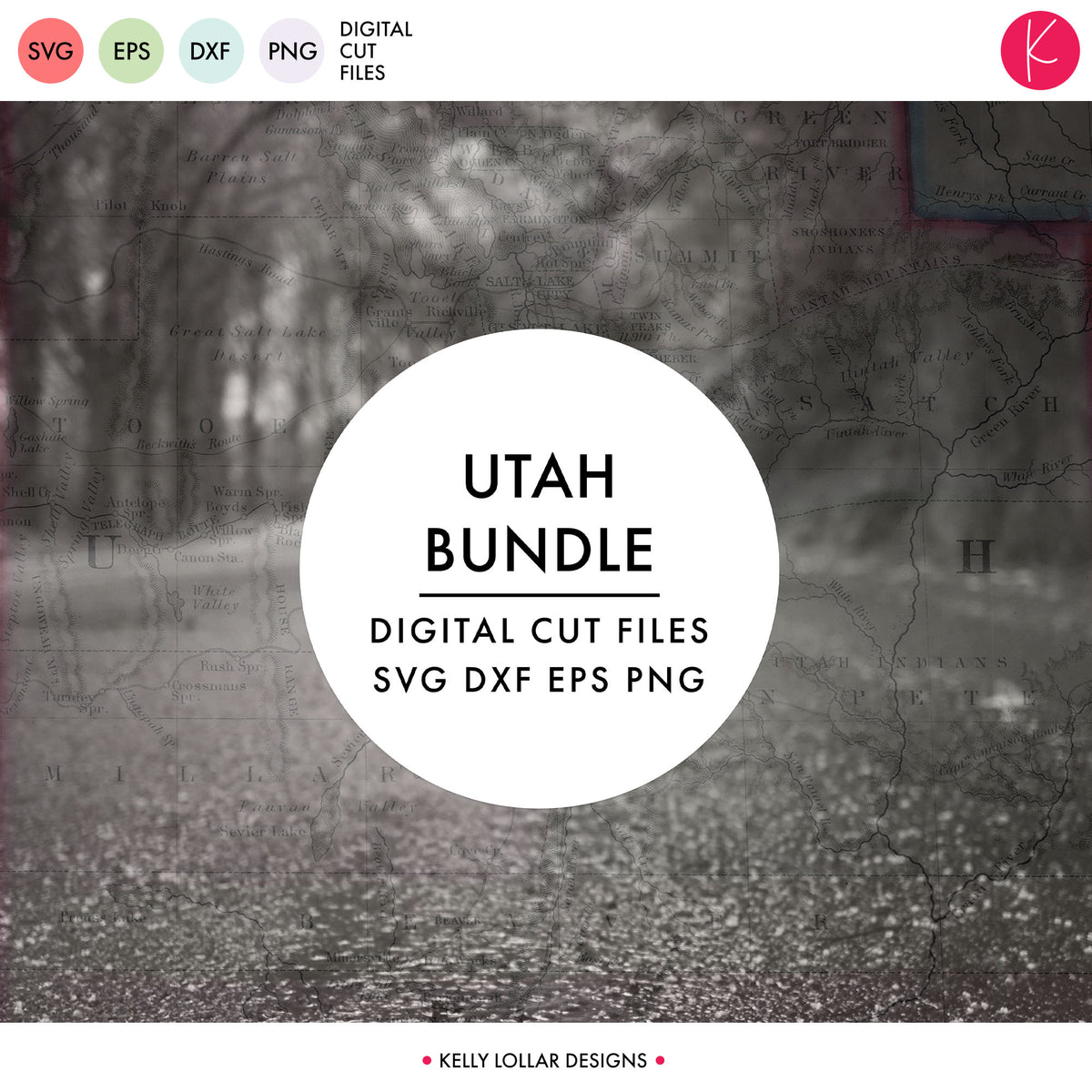 Utah State Bundle | SVG DXF EPS PNG Cut Files