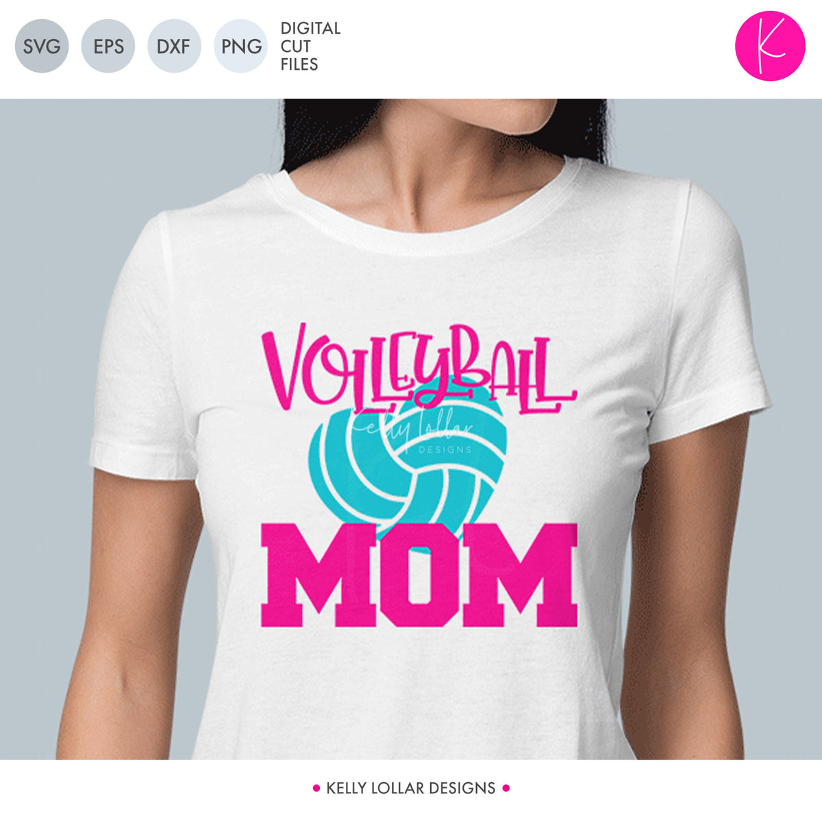 Volleyball Mom | SVG DXF EPS PNG Cut Files