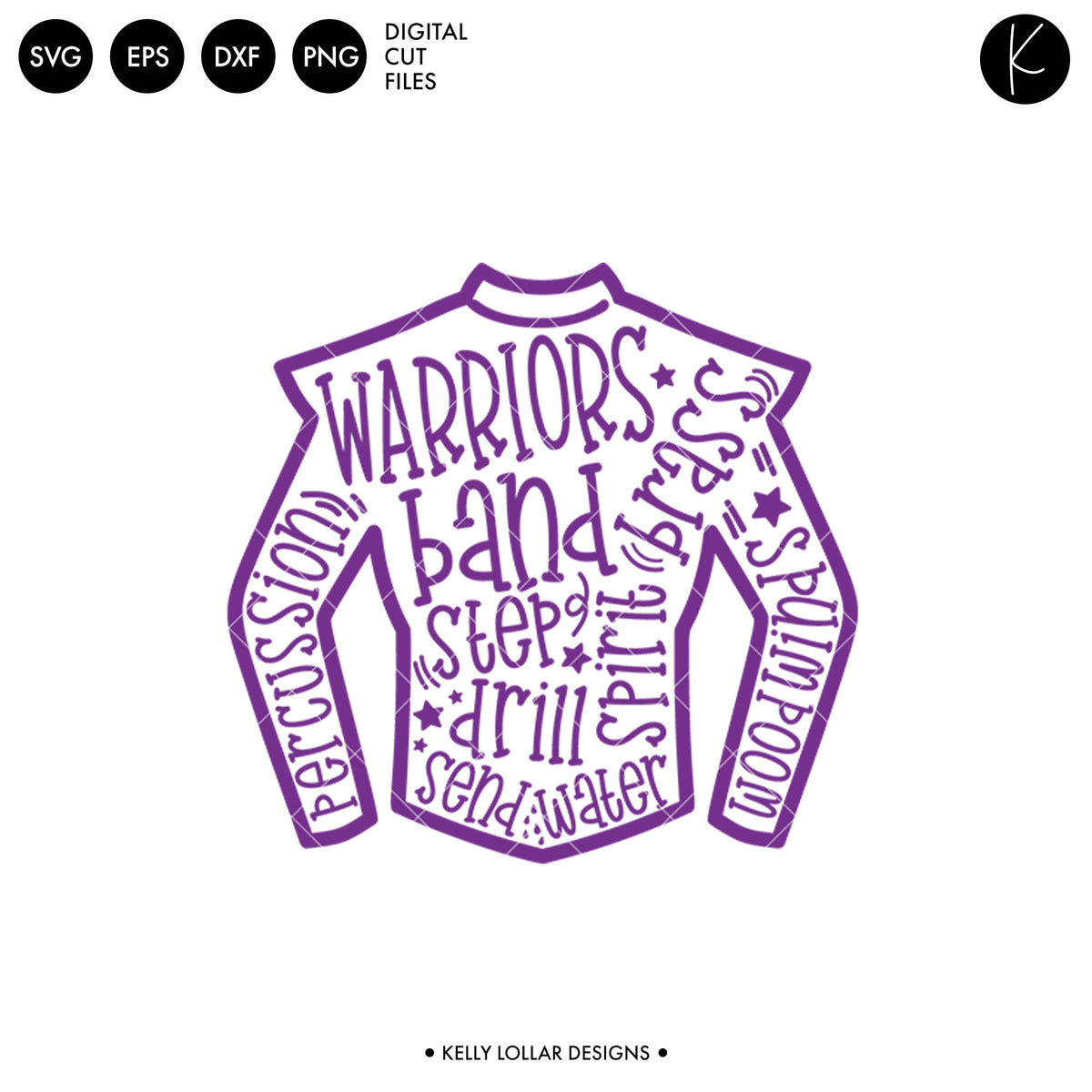 Warriors Band Bundle | SVG DXF EPS PNG Cut Files