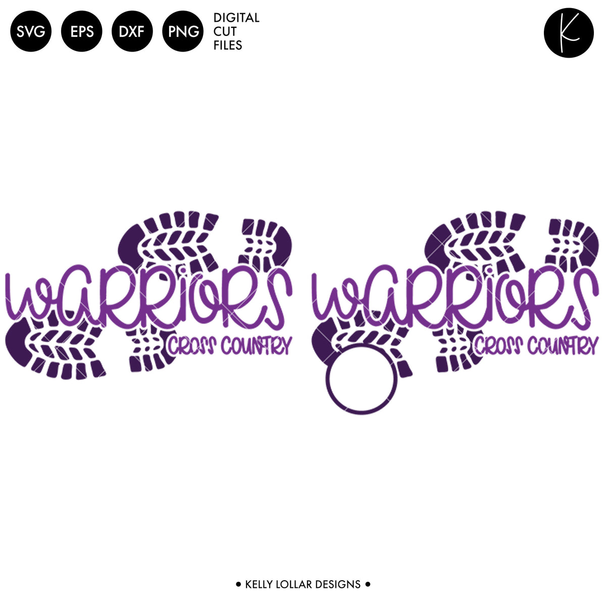Warriors Cross Country Bundle | SVG DXF EPS PNG Cut Files