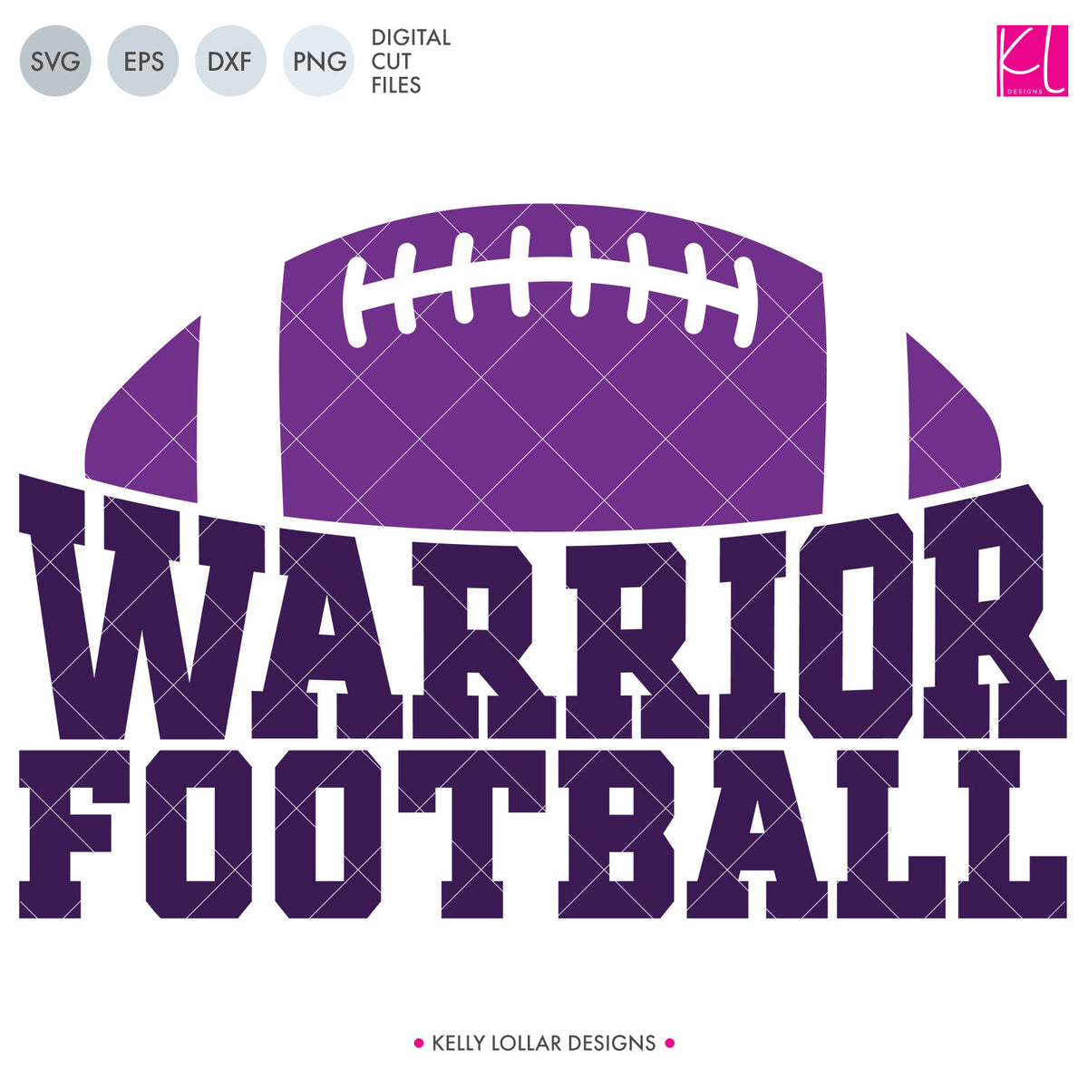 Warriors Football Bundle | SVG DXF EPS PNG Cut Files