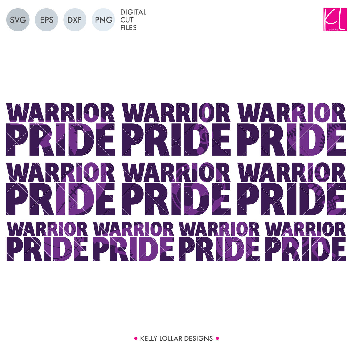 Warriors Mascot Bundle | SVG DXF EPS PNG Cut Files