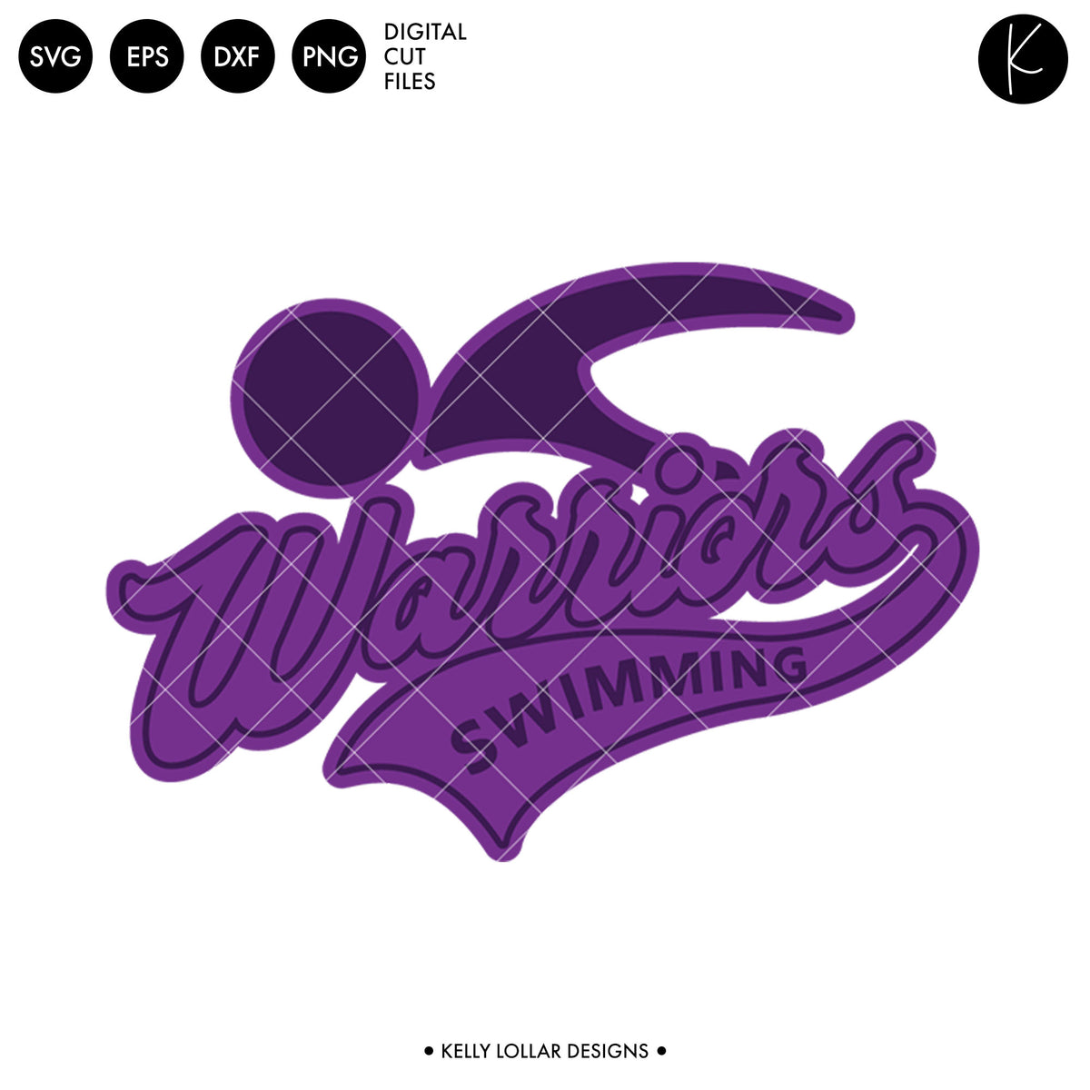 Warriors Swim Bundle | SVG DXF EPS PNG Cut Files