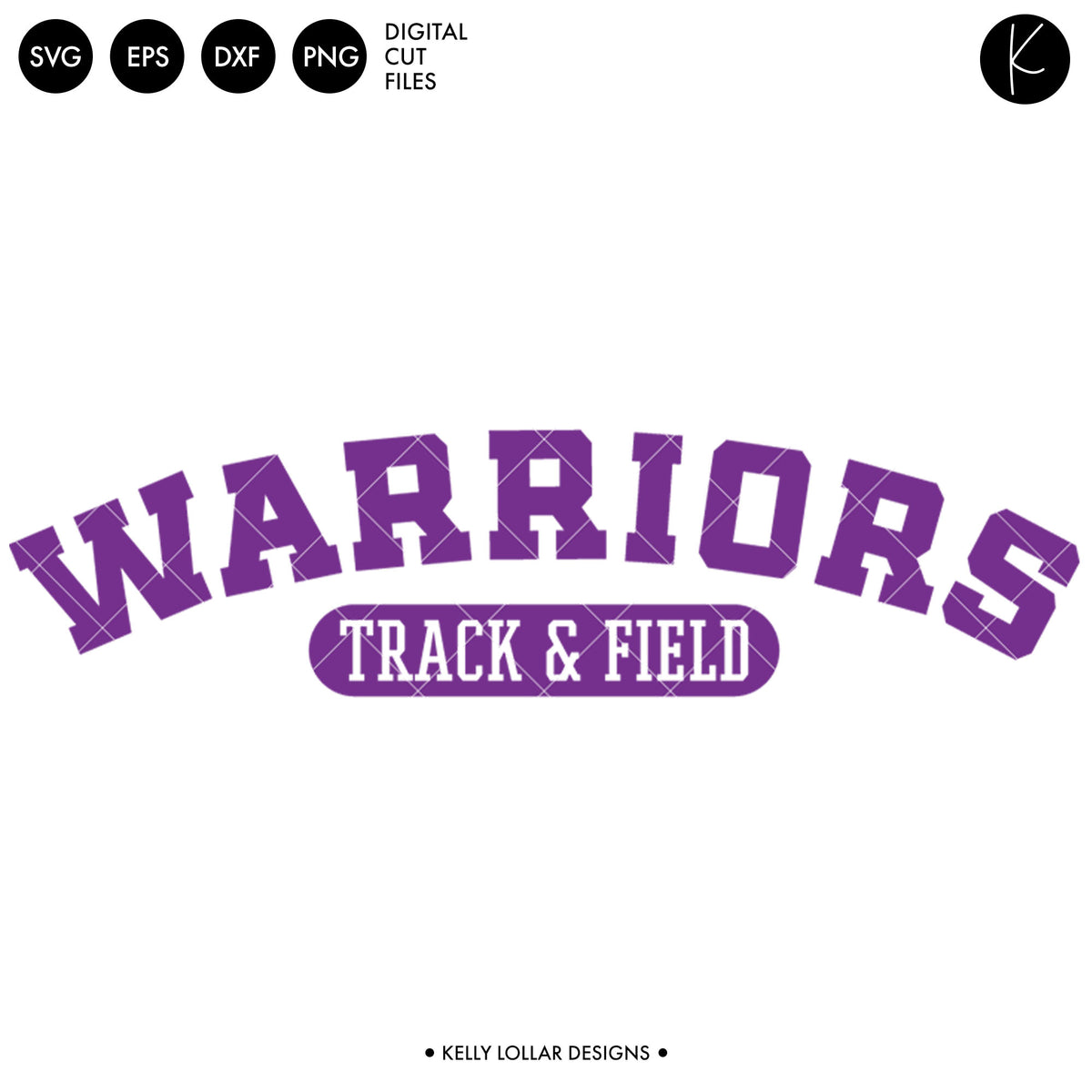 Warriors Track &amp; Field Bundle | SVG DXF EPS PNG Cut Files