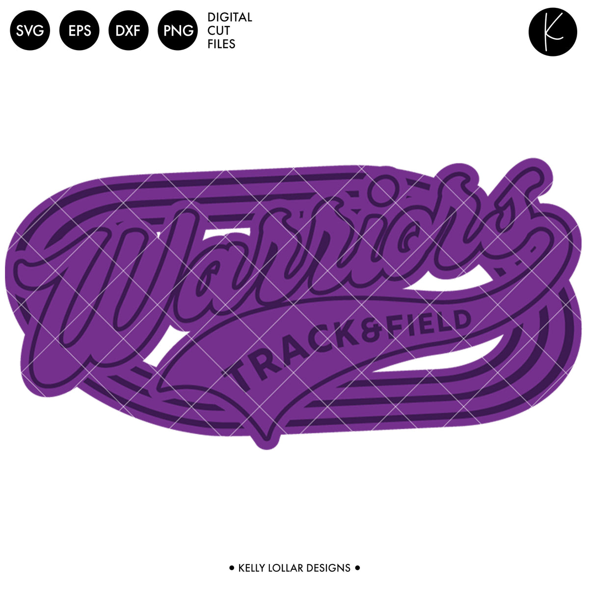 Warriors Track &amp; Field Bundle | SVG DXF EPS PNG Cut Files