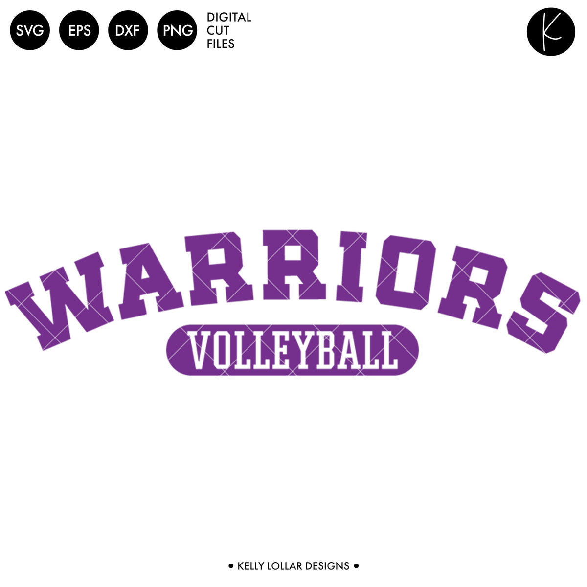 Warriors Volleyball Bundle | SVG DXF EPS PNG Cut Files