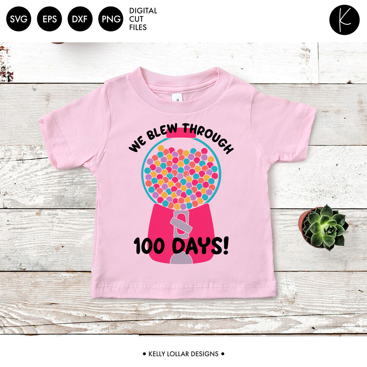 We Blew Through 100 Days | SVG DXF EPS PNG Cut Files