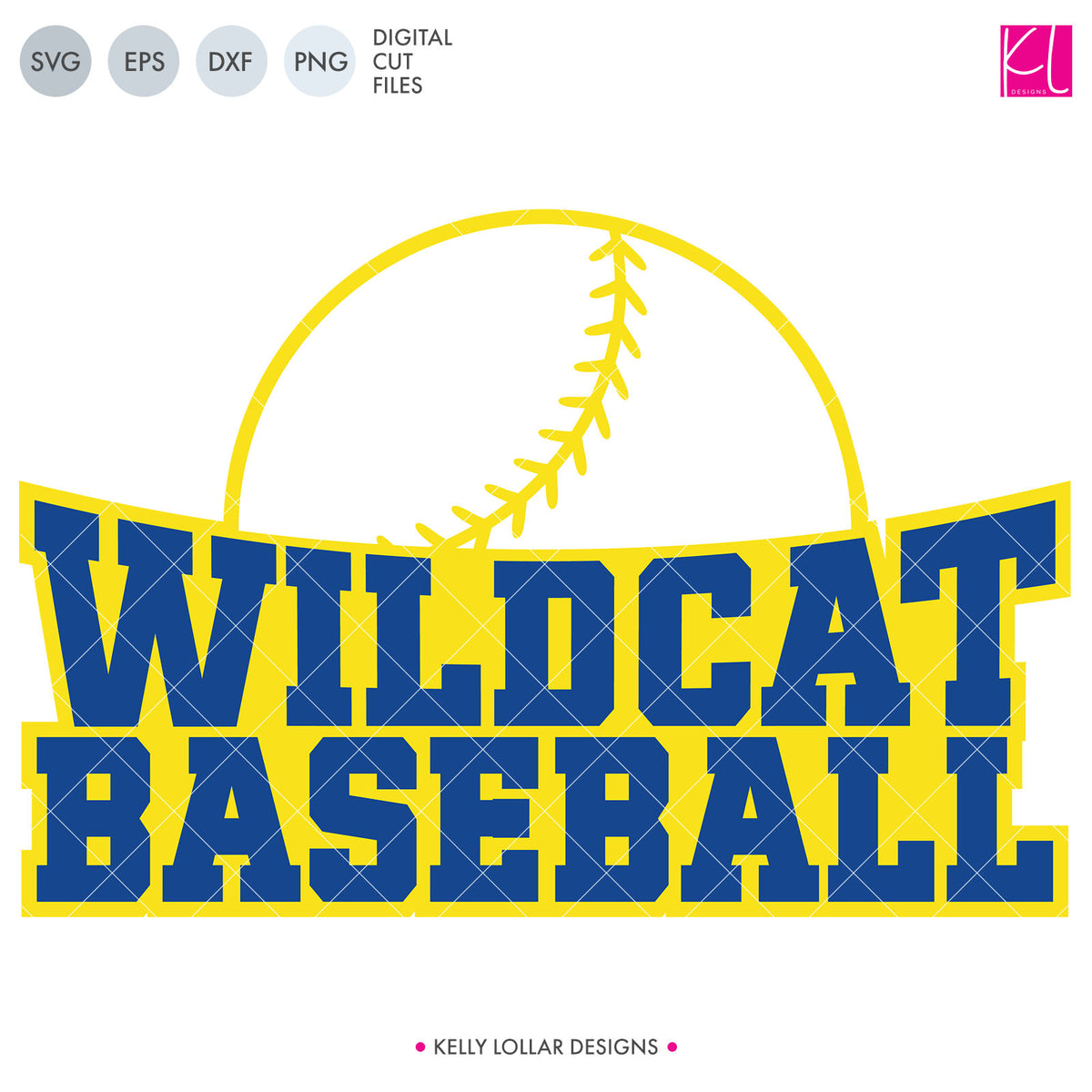 Wildcats Baseball &amp; Softball Bundle | SVG DXF EPS PNG Cut Files