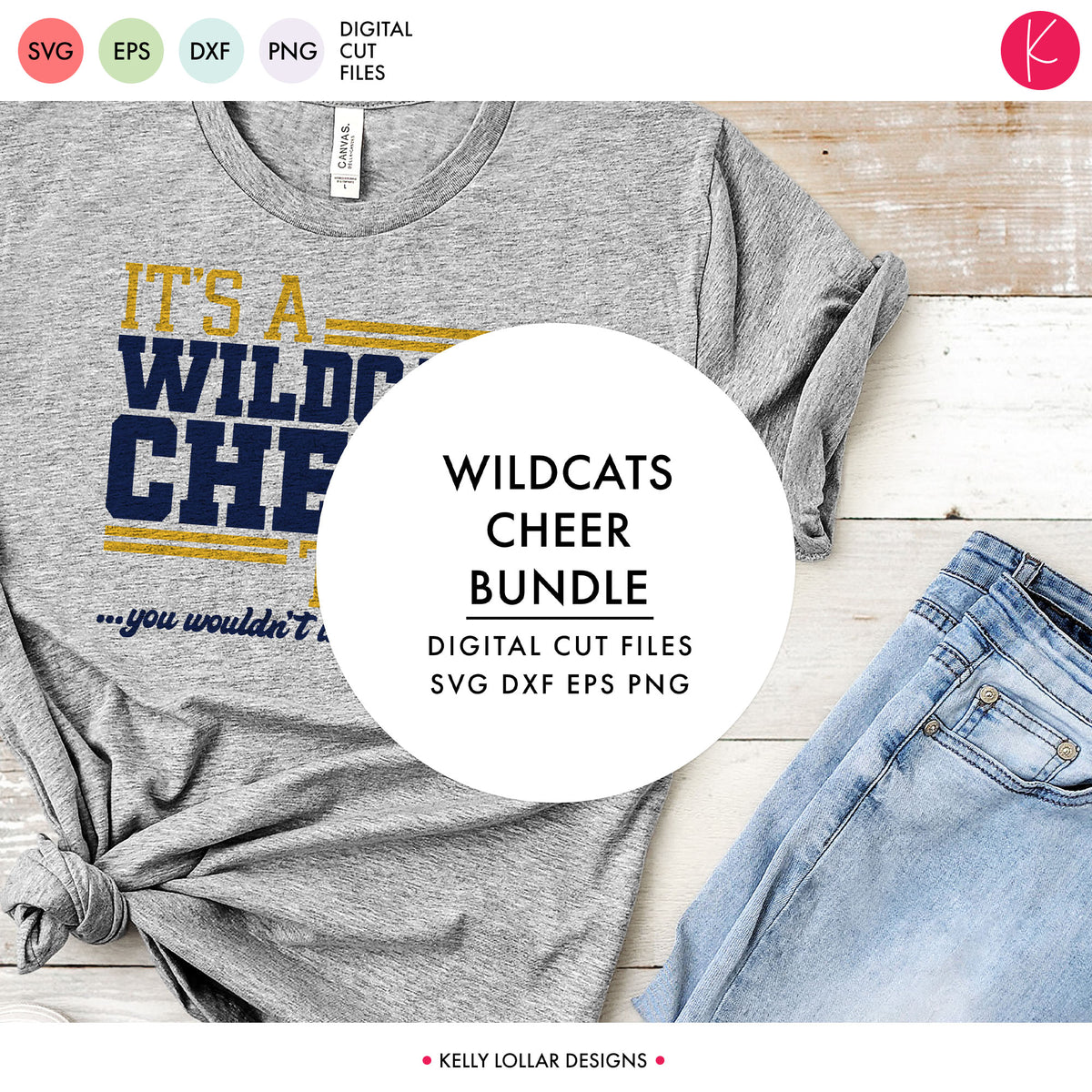 Wildcats Cheer Bundle | SVG DXF EPS PNG Cut Files