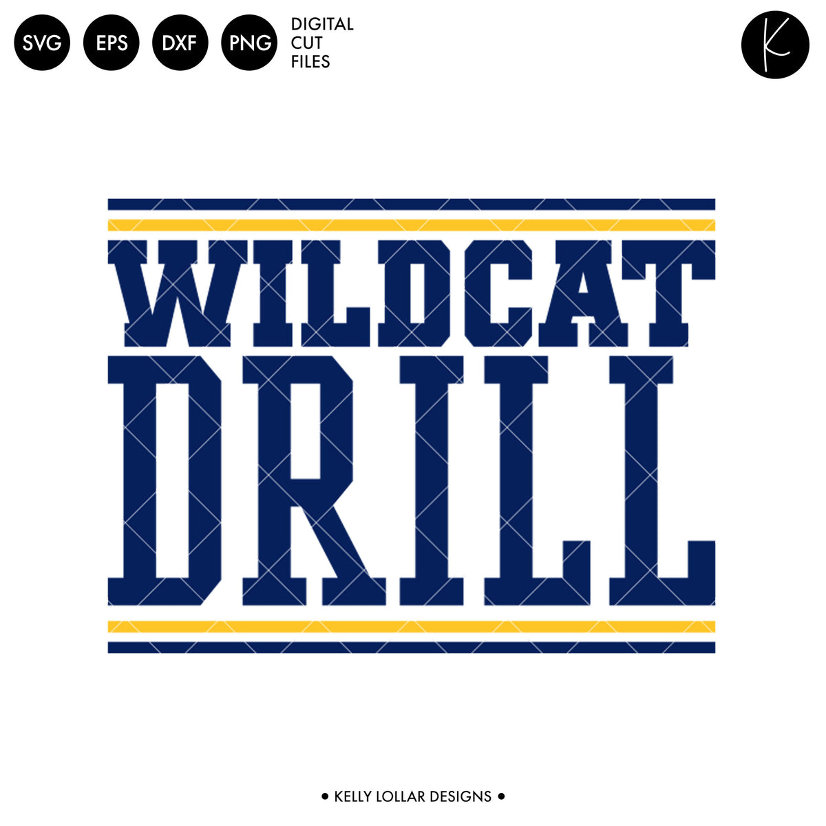 Wildcats Drill Bundle | SVG DXF EPS PNG Cut Files