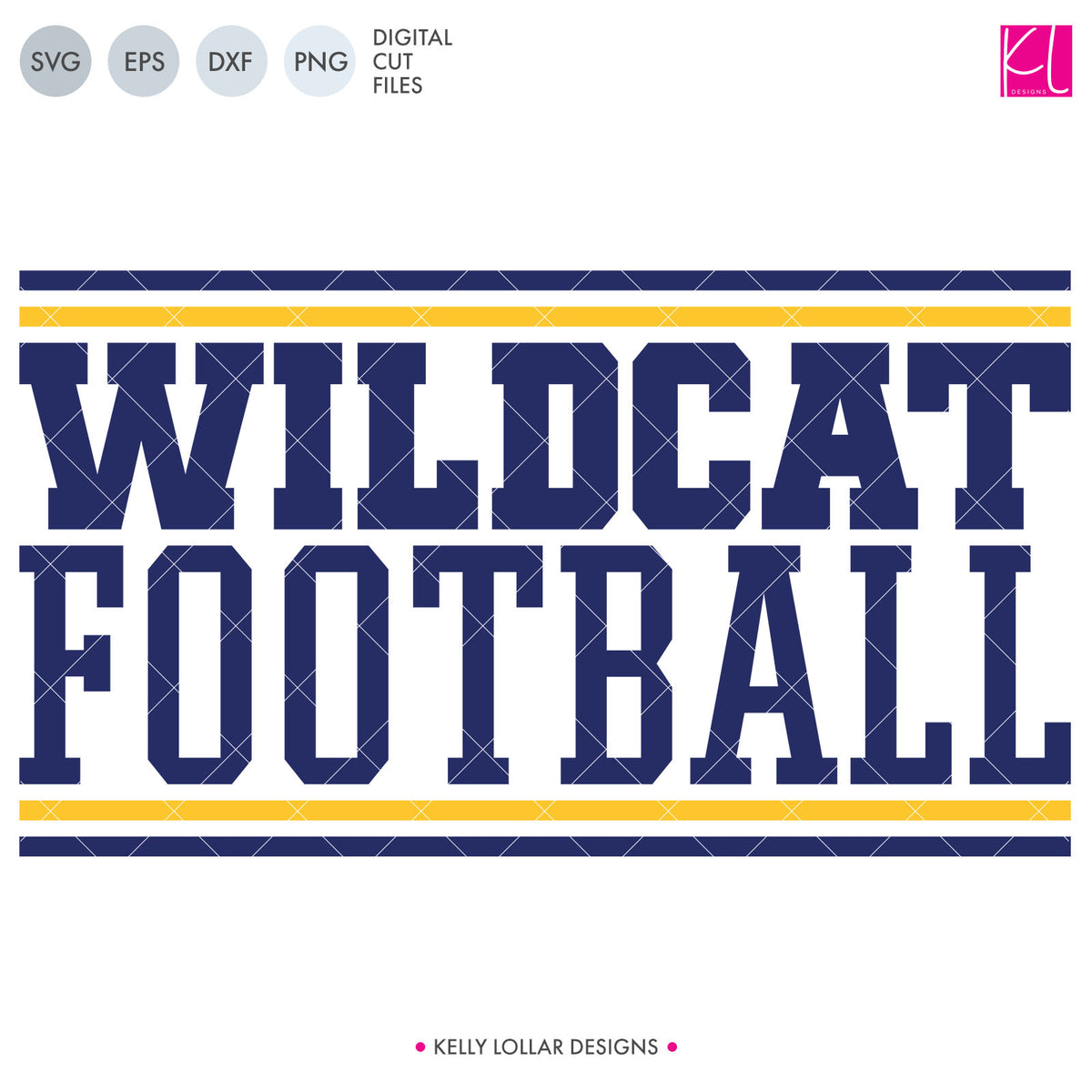 Wildcats Football Bundle | SVG DXF EPS PNG Cut Files
