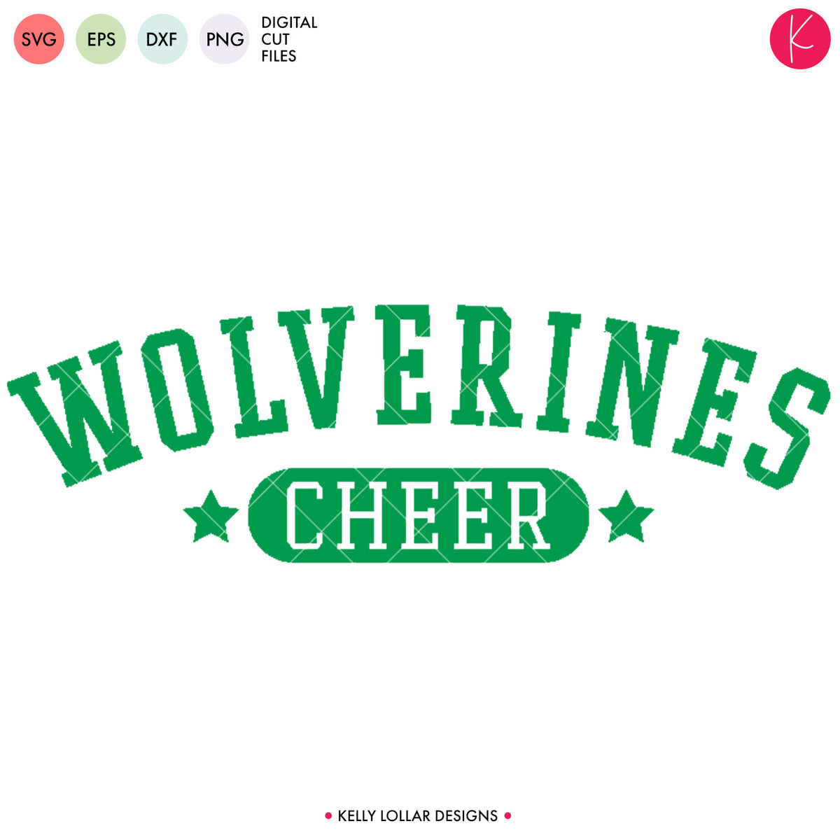 Wolverines Cheer Bundle | SVG DXF EPS PNG Cut Files