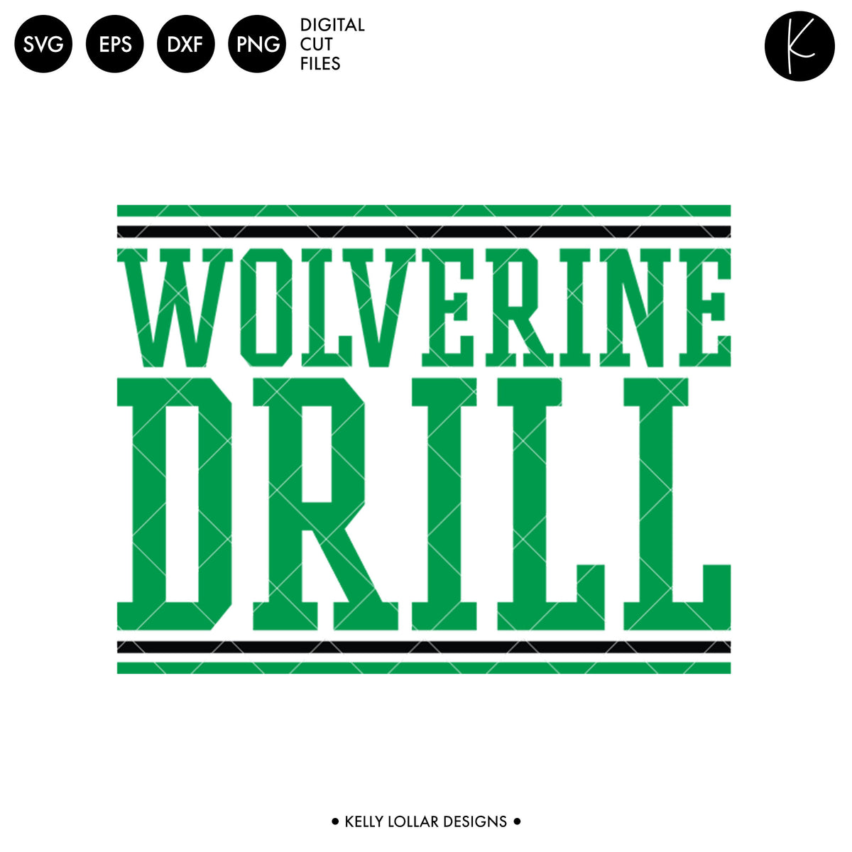 Wolverines Drill Bundle | SVG DXF EPS PNG Cut Files