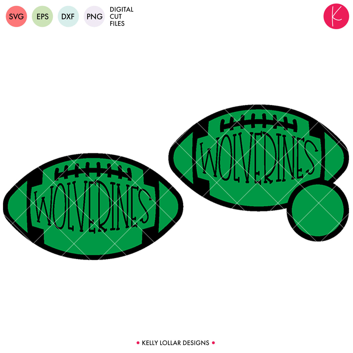 Wolverines Football Bundle | SVG DXF EPS PNG Cut Files