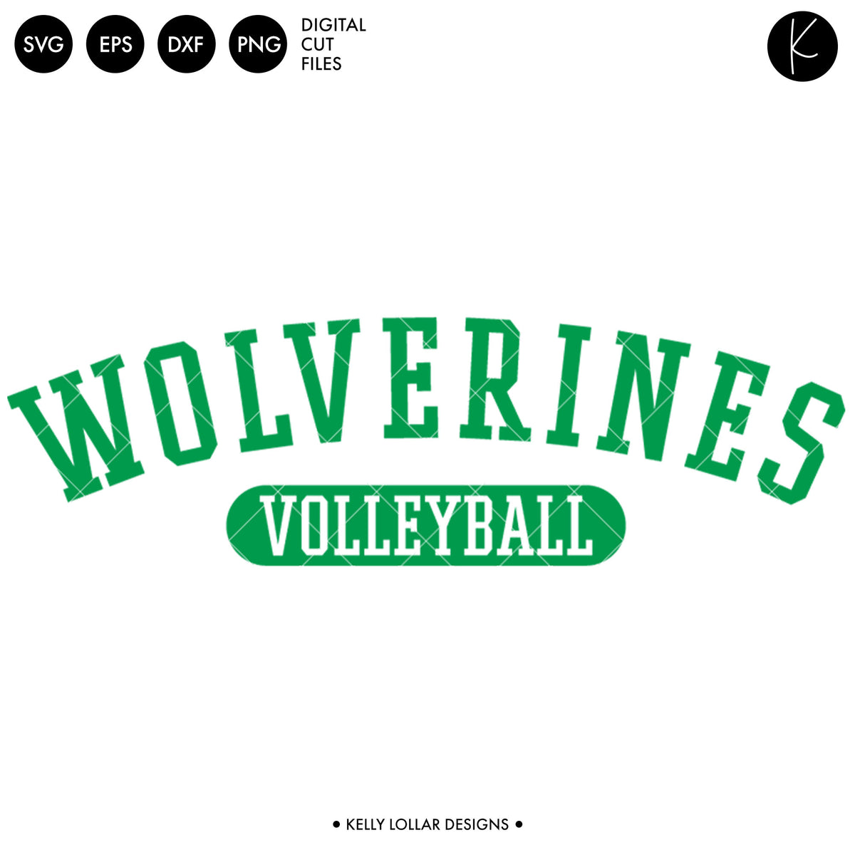 Wolverines Volleyball Bundle | SVG DXF EPS PNG Cut Files