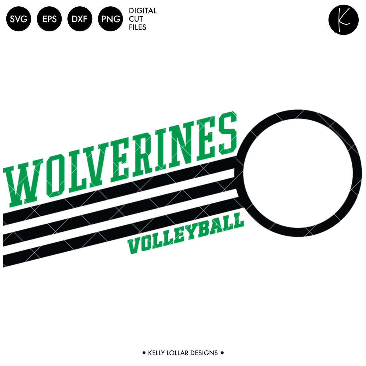 Wolverines Volleyball Bundle | SVG DXF EPS PNG Cut Files