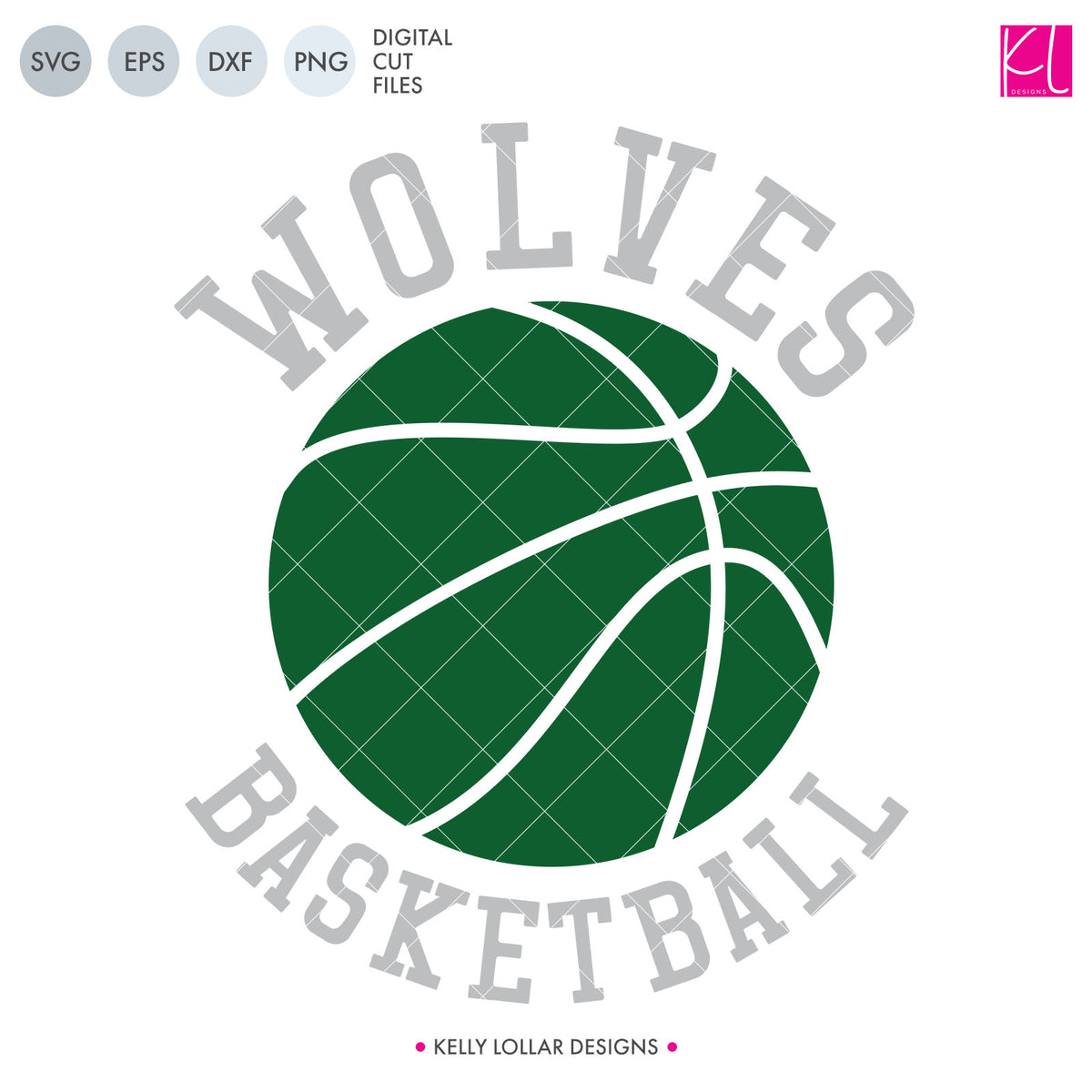 Wolves Basketball Bundle | SVG DXF EPS PNG Cut Files