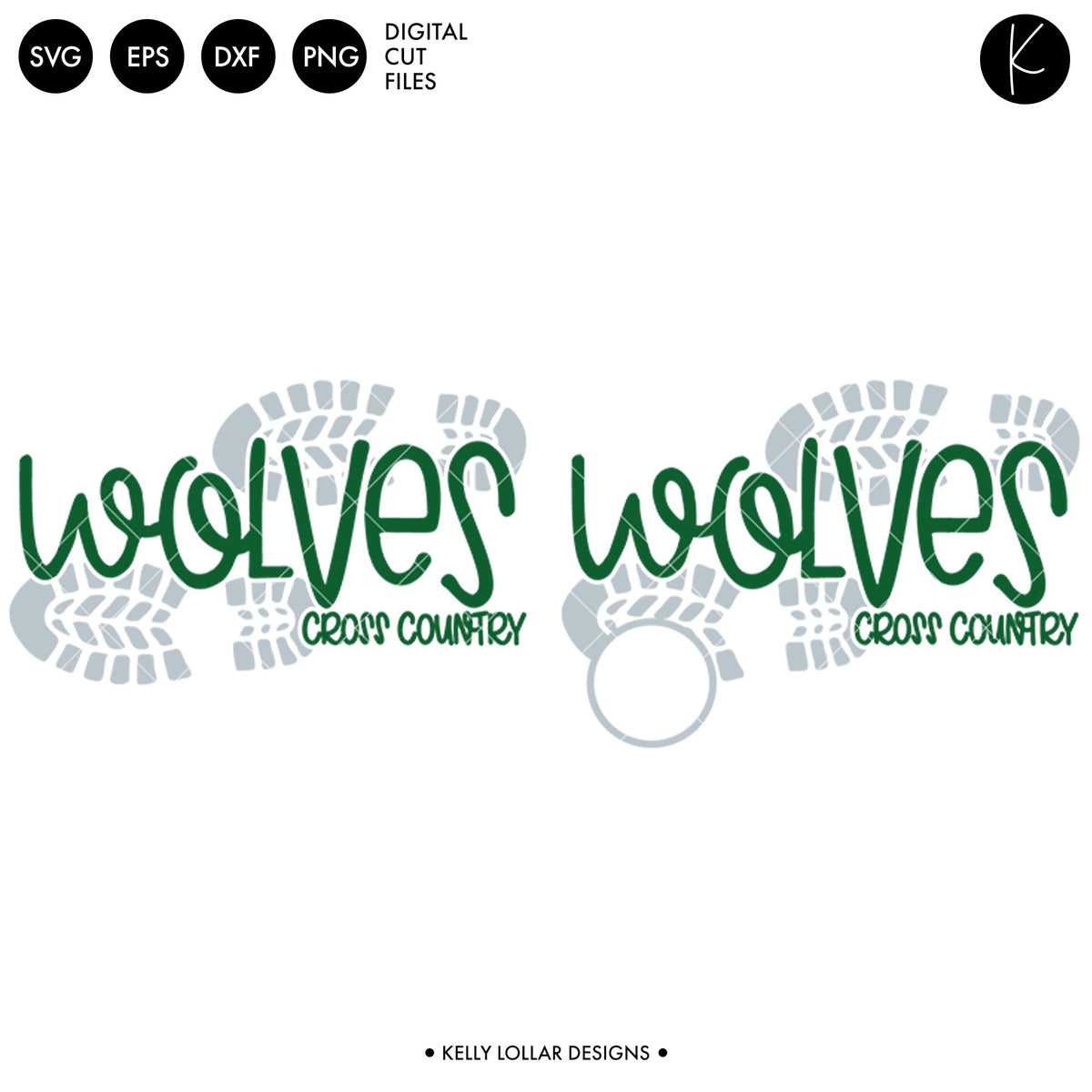 Wolves Cross Country Bundle | SVG DXF EPS PNG Cut Files