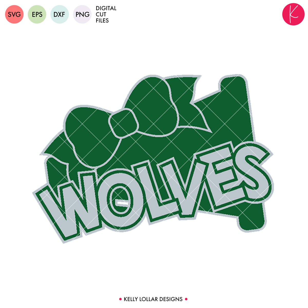 Wolves Cheer Bundle | SVG DXF EPS PNG Cut Files