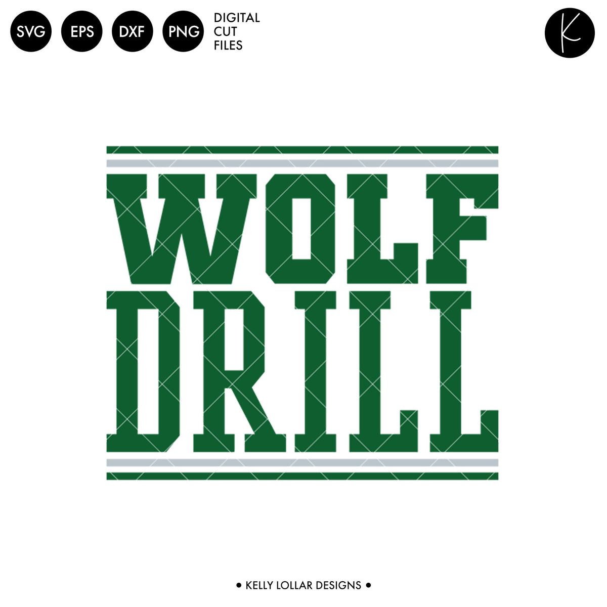 Wolves Drill Bundle | SVG DXF EPS PNG Cut Files