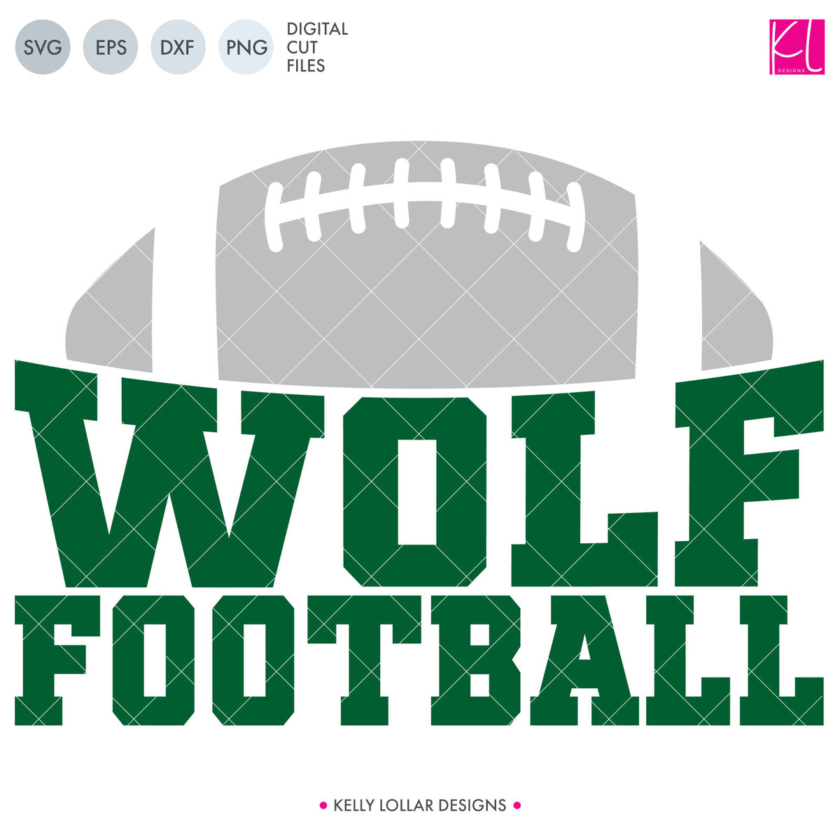 Wolves Football Bundle | SVG DXF EPS PNG Cut Files