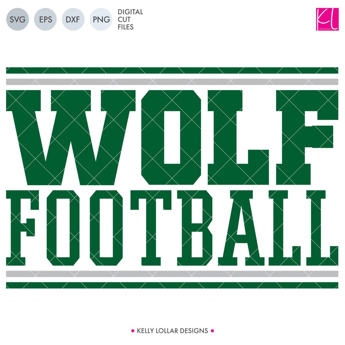 Wolves Football Bundle | SVG DXF EPS PNG Cut Files