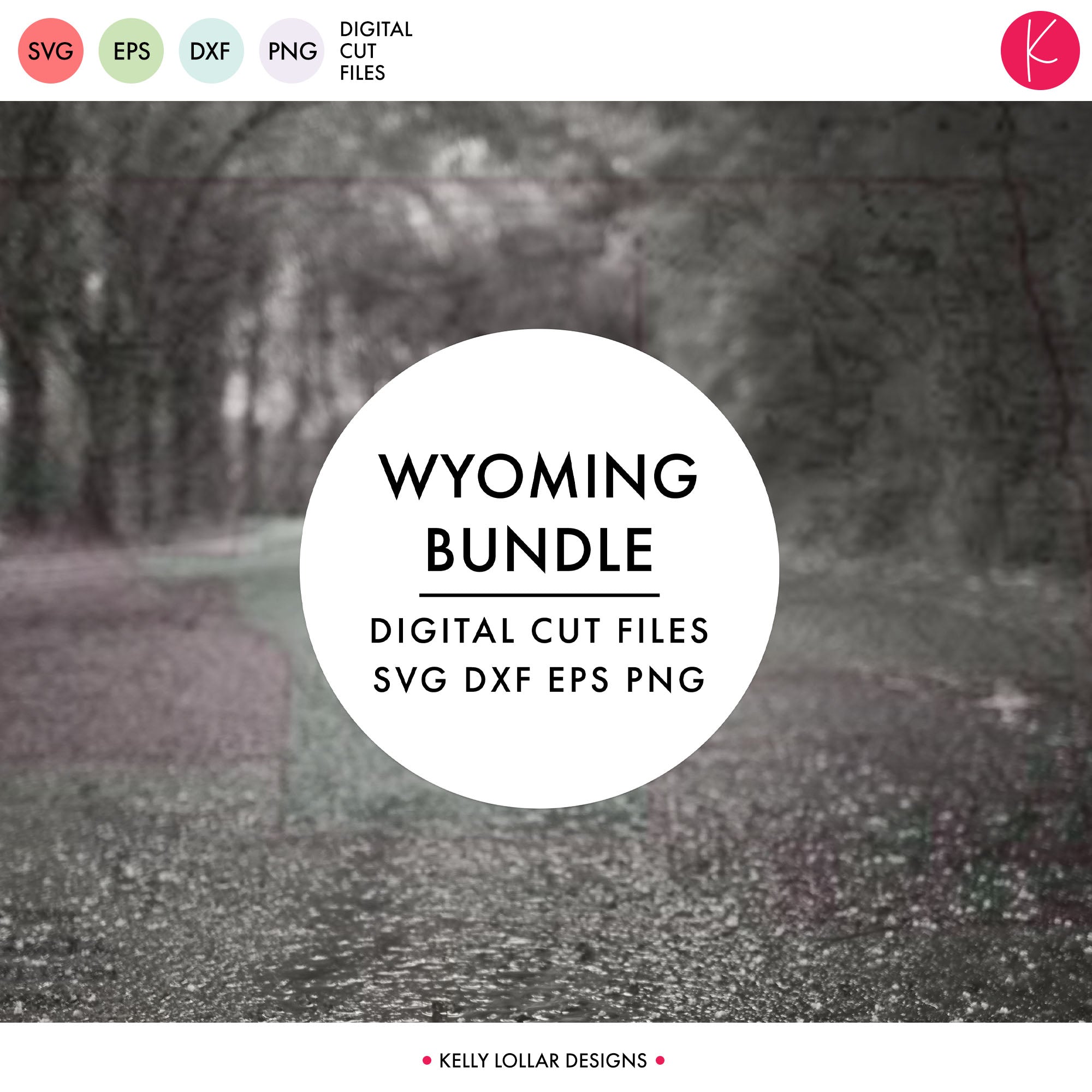 Wyoming State Bundle | SVG DXF EPS PNG Cut Files